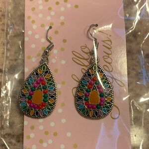 Colorful Teardrop Earrings